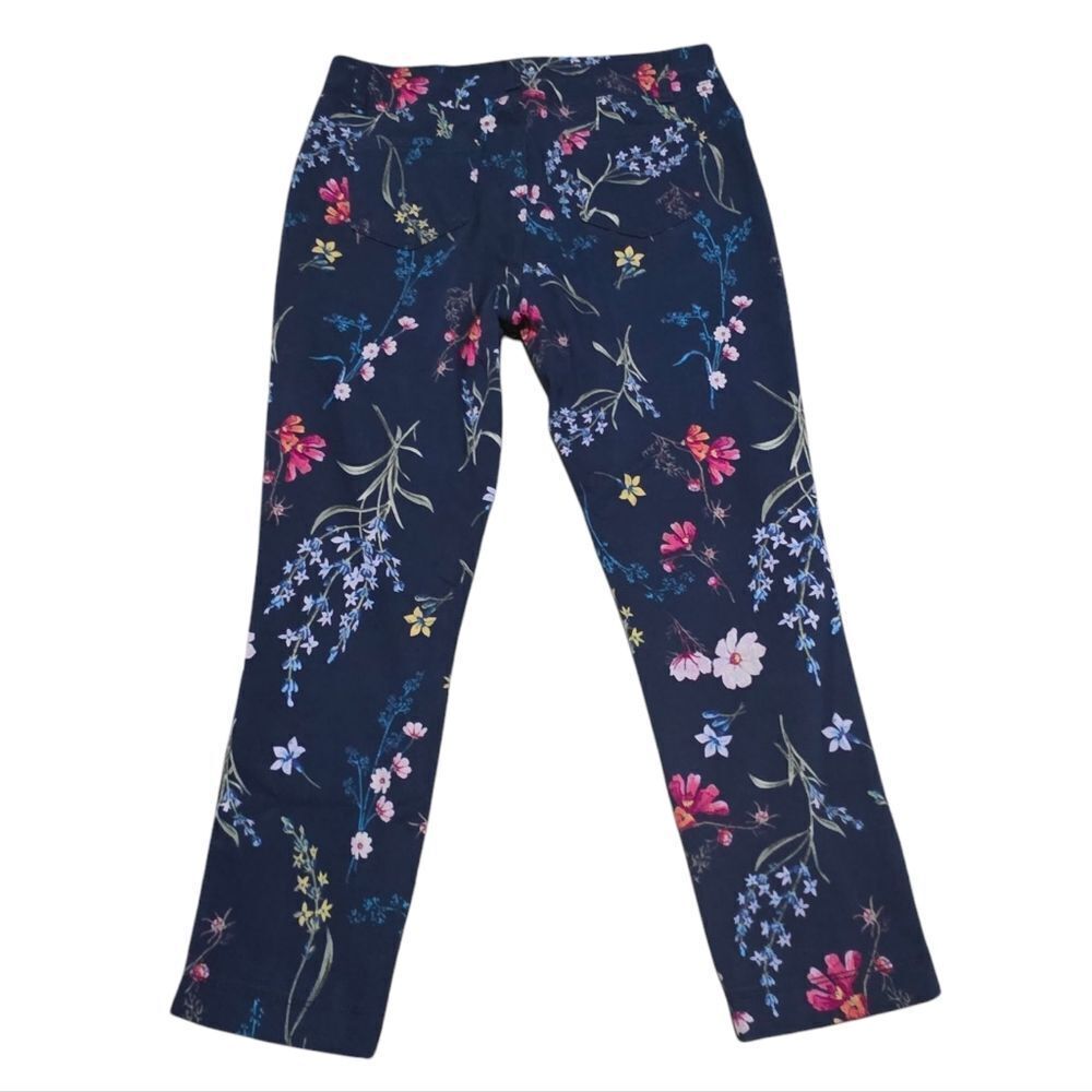Women Blue Floral Print Jegging